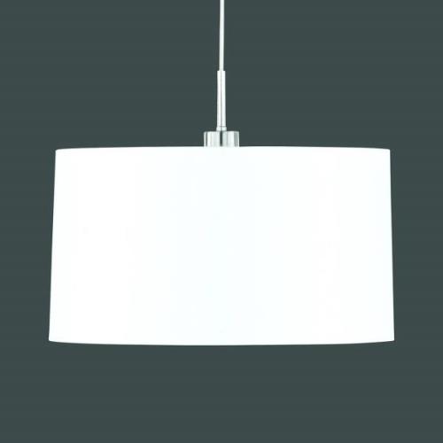 Hanglamp Loop met witte sits-kap