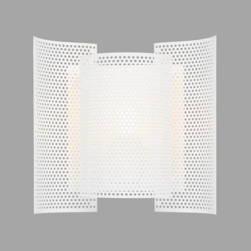 Northern Butterfly perforated wandlamp, wit