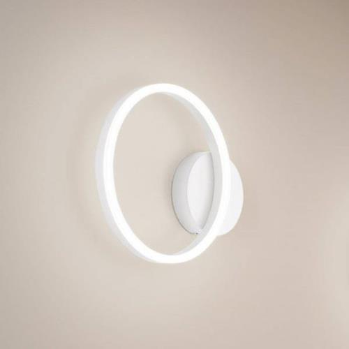 LED wandlamp Giotto, 1-lamp, wit