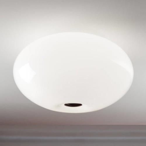Fraaie plafondlamp AIH, 38 cm, wit glanzend