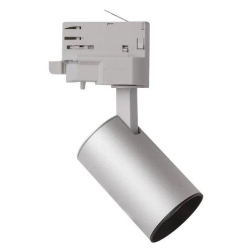 LED spot MarcoMini 3-fase-rail zilver 2.800K