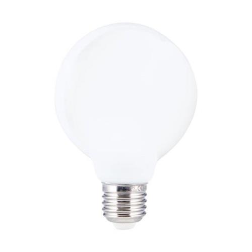 LED bollamp E27 6W G80 opaal dimbaar