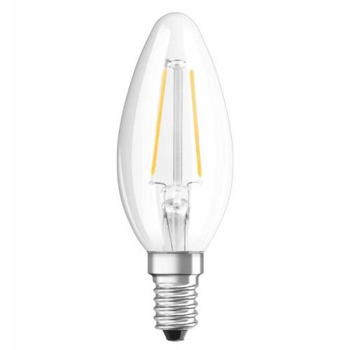 OSRAM LED kaarslamp E14 1,5W 827 retrofit helder