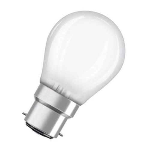 OSRAM LED druppellamp B22d 2,5W 2.700K mat