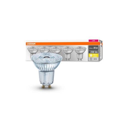 OSRAM LED reflector GU10 2,6W 2.700K 230lm 36° 5