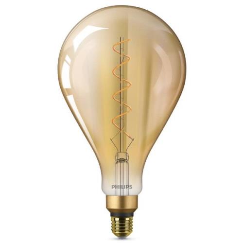 E27 4,5W LED lamp Giant, warmwit, goud