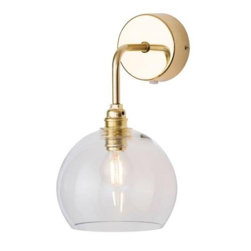 EBB & FLOW Rowan wandlamp goud kap helder