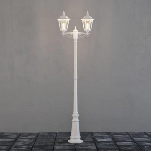 Mastlamp Firenze, 2-lamps, wit