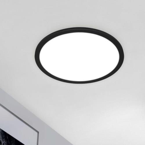 LED paneel Piatto CCT afstandsbed., rond zwart