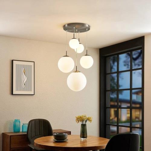 Lindby Heleska hanglamp, 5-lamps