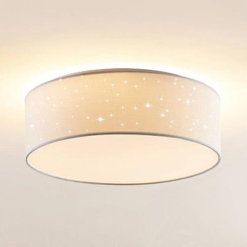 Lindby Ellamina LED plafondlamp, 40 cm, wit