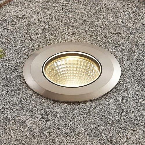 LED roestvrijstalen inbouwlamp Sulea, IP67, rond