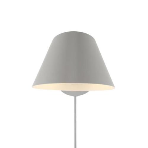 Wandlamp Stay Short met stekker, grijs