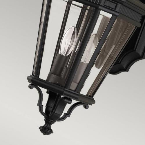 Buitenwandlamp Cotswold Lane zwart hoogte 52,1cm