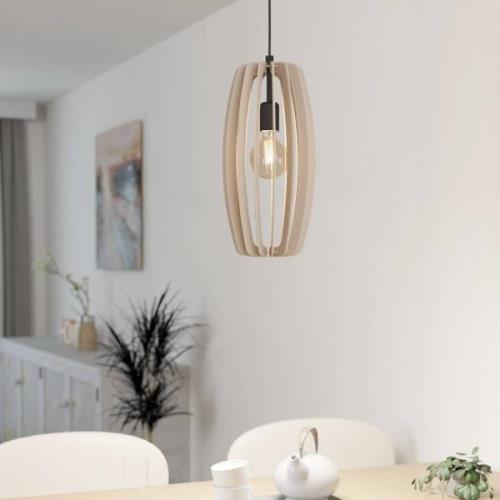 Bajazzara hanglamp, één kooi kap, zandkleur