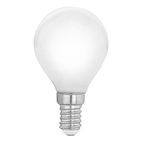 LED lamp E14 P45 4W, warmwit, opaal