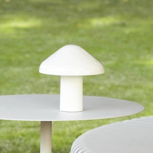 HAY Pao draagbare LED tafellamp met oplaadbare batterij wit