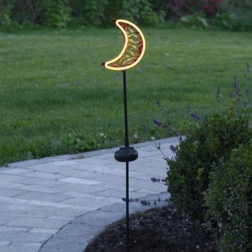 LED solarlamp Linny Moon met aardspies