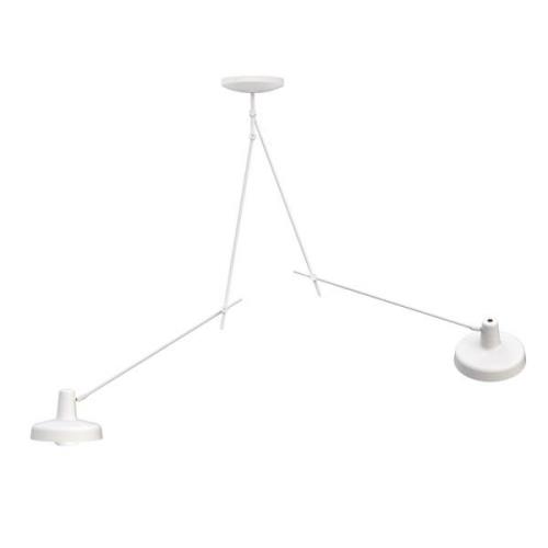 GRUPA Arigato plafondlamp 2-lamps 110cm wit