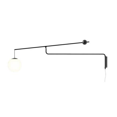 Luceplan Malamata wandlamp, mat zwart