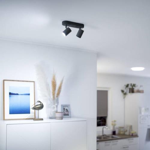 WiZ Imageo LED spot 2-lamps RGB, zwart