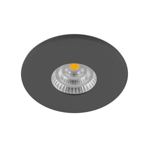 EVN Magneto LED plafondinbouwlamp IP44 antraciet