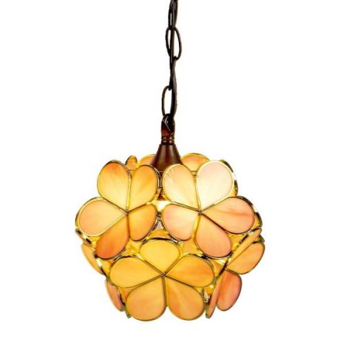 Hanglamp 5LL-6093 in Tiffany stijl, roze