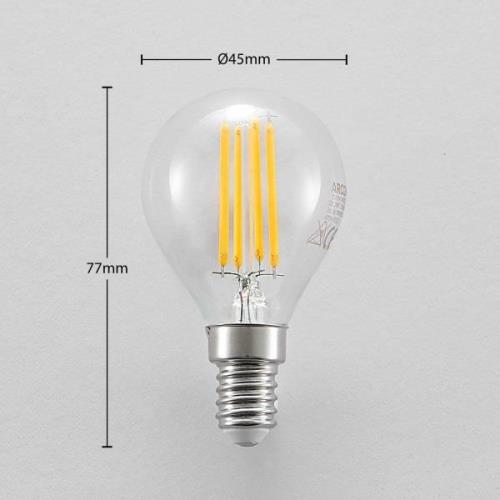 LED lamp E14 P45 4W helder 3-Stepdim 2 per set