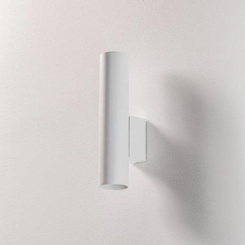 Wandlamp Tube van aluminium up and down wit