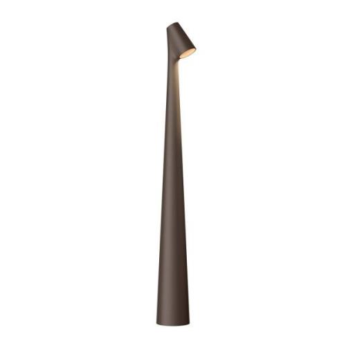 Vibia Africa LED tafellamp hoogte 45cm donkerbruin