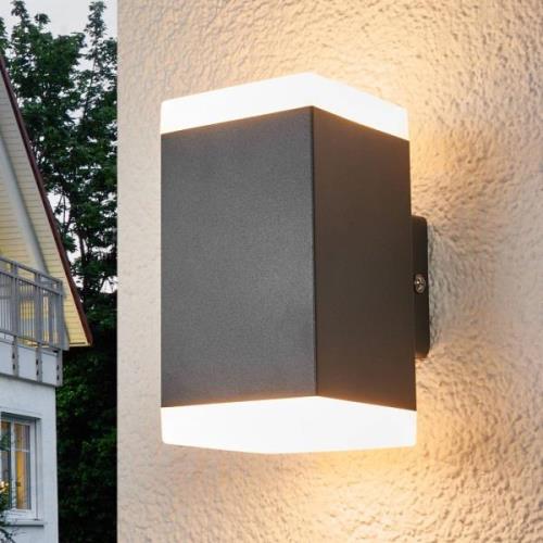 Hedda - hoekige LED buitenwandlamp