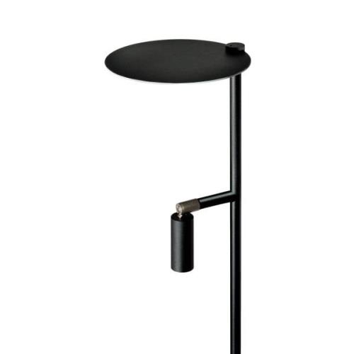 LED vloerlamp Kelly spot justeerbaar black/nikkel