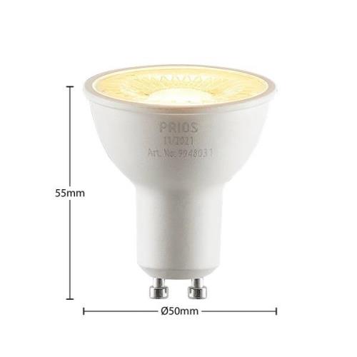 LED reflector GU10 5W 2.700K 60° 10 per set