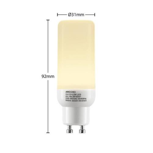 Arcchio LED buislamp GU10 4,5W 3.000K set van 2