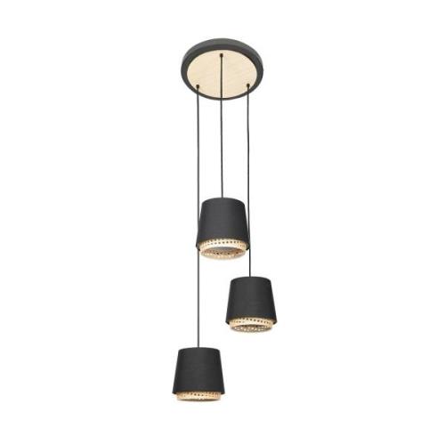 Lindby Ananya hanglamp, rondel, 3-lamps