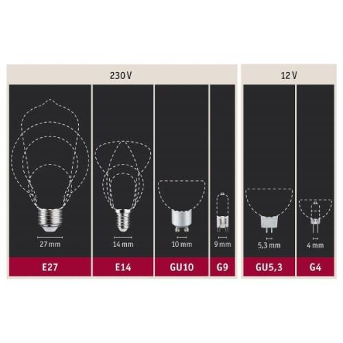 Paulmann LED lamp E27 filament groen 1,1W