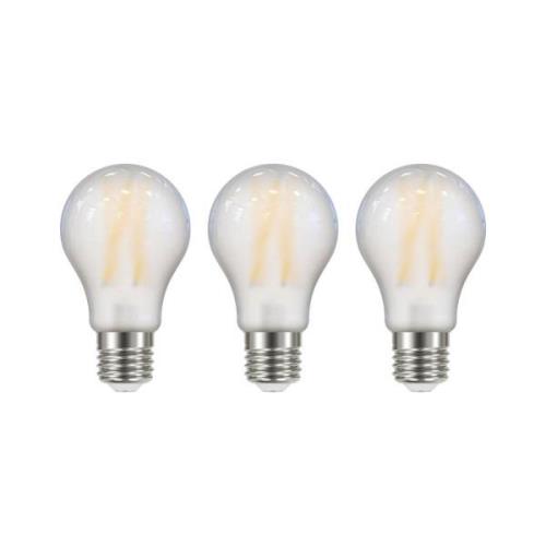 LED lamp Filament mat E2 A60 3,8W 3000K 806lm 3er