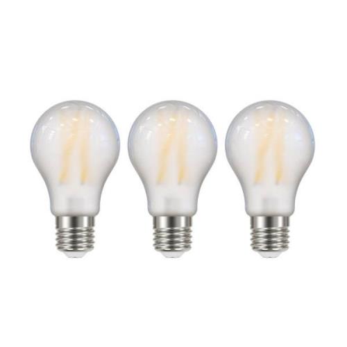 LED lamp Filament mat E27 A60 3,8W 2700K 806 lm 3er