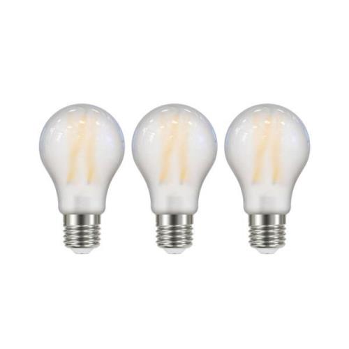 LED lamp Filament mat E27 A60 2,2W 3000K 470lm 3er
