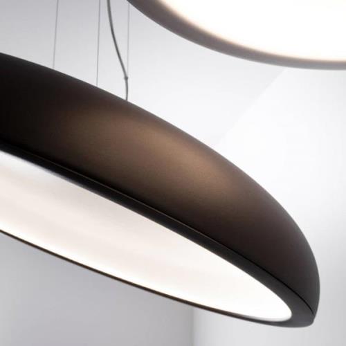 Stilnovo Reflexio LED hanglamp, Ø46cm, bruin