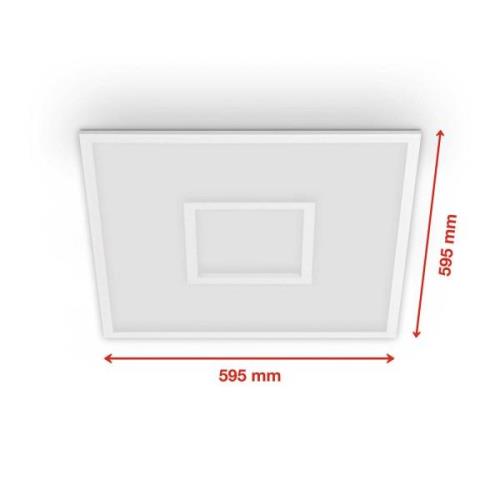 LED paneel Centerback CCT RGB 60x60cm wit