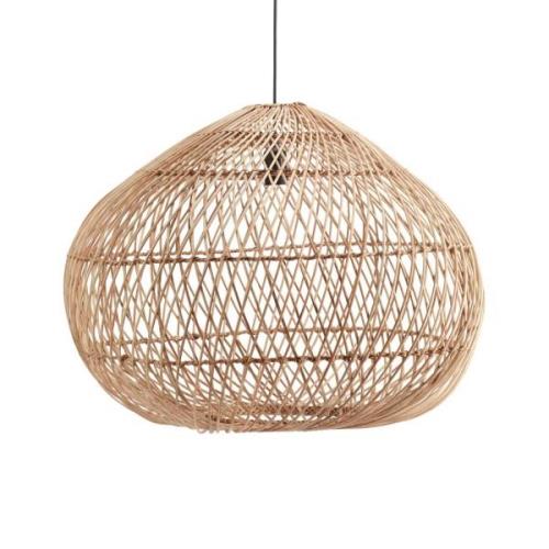 PR Home buiten hanglamp Kare, naturel, Ø 70 cm