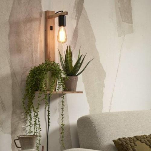 GOOD & MOJO Flores wandlamp met legbord