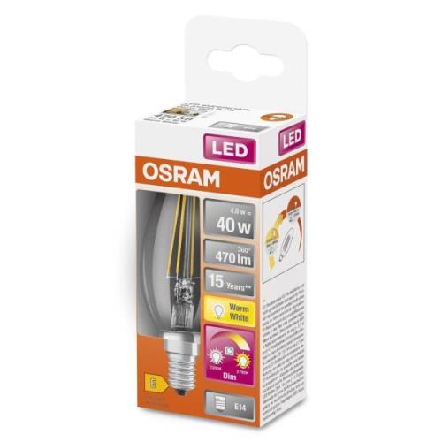 OSRAM LED lamp E14 4W GLOWdim helder