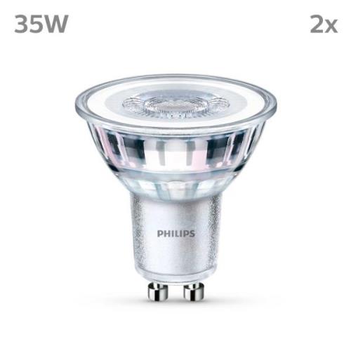 Philips LED lamp GU10 3,5W 275lm 840 h. 36° per 2