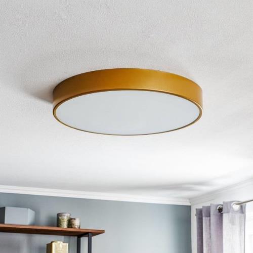 Plafondlamp Cleo in gold met diffusor, Ø 60cm