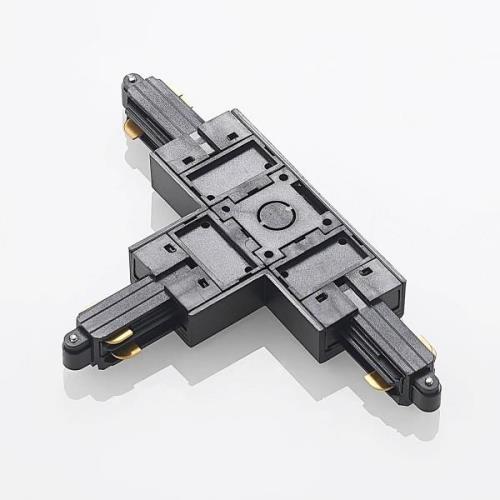 Lindby T-connector Linaro, zwart, 1-fase systeem