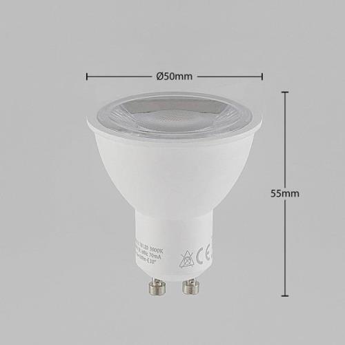 LED reflector GU10 7W 3.000K 700 lumen 38°