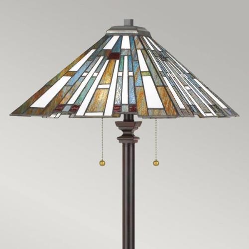 Vloerlamp Maybeck in Tiffany-design