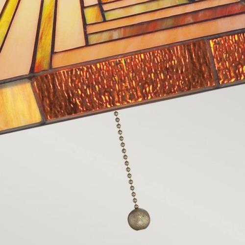 Hanglamp Stephen met kap in Tiffany-stijl